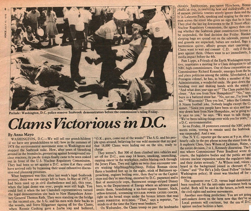 10th July 1978 - Article in the Village Voice